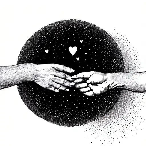 Mommy Daddy And Son Holding Hands