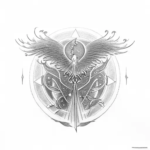 Phoenix With Trishul