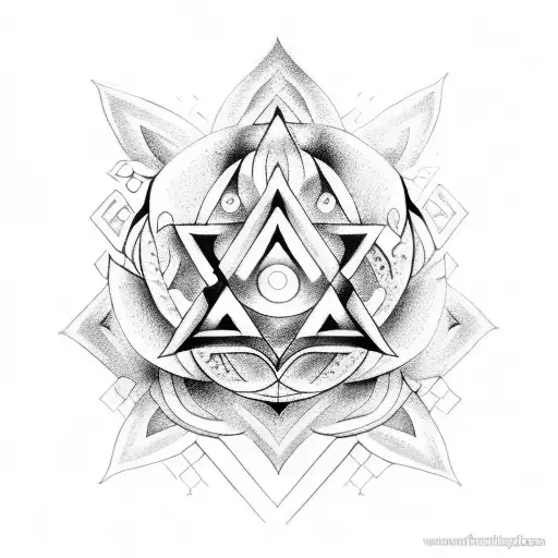 Valknut Lotus Flower