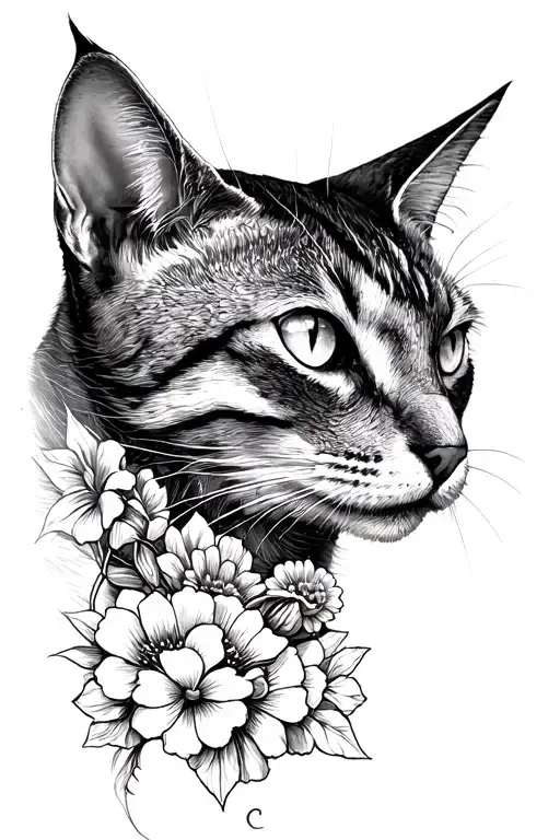 Flower Music Cat Spoor Sagittarus Capricorn