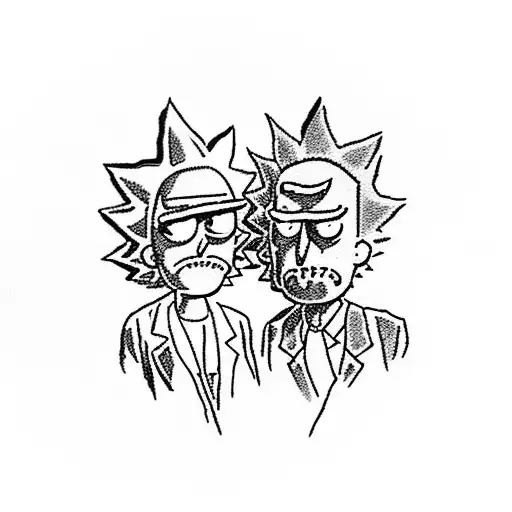 Rick And Morty Fight With Dragon