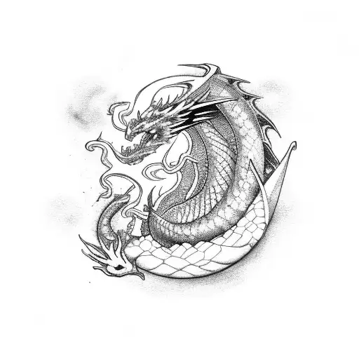 Dragon With Earth