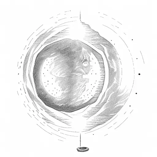 Sisyphus Pushing The Sun In Place Of A Boulder