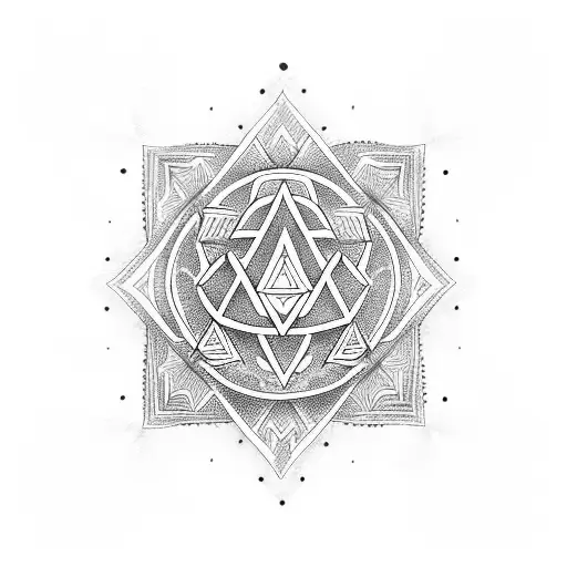 Valknut Lotus Flower