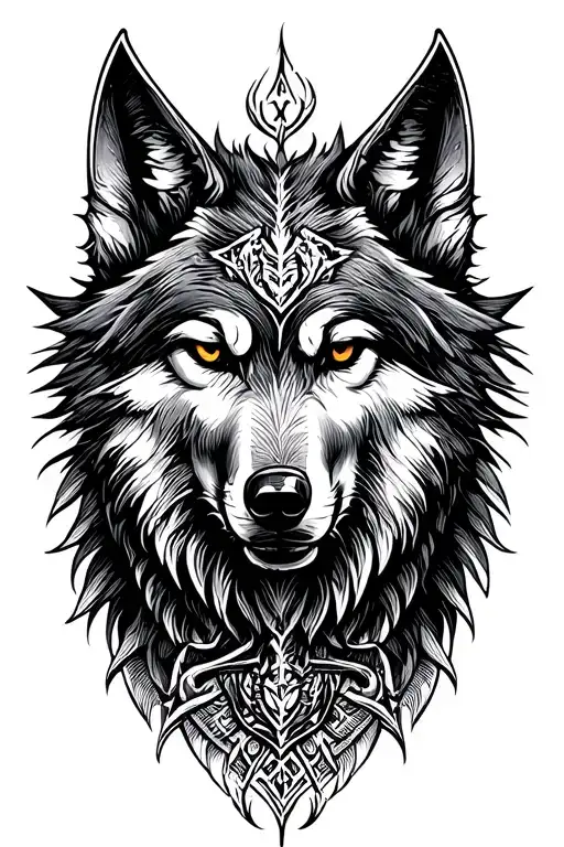 Wolf Viking Symbol