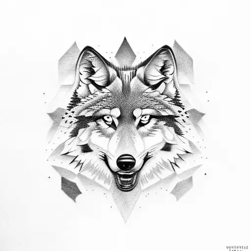 Ornamental With Wolf