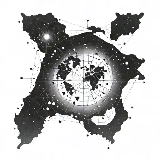 Constellation Map Of Favorite Travel Destinations