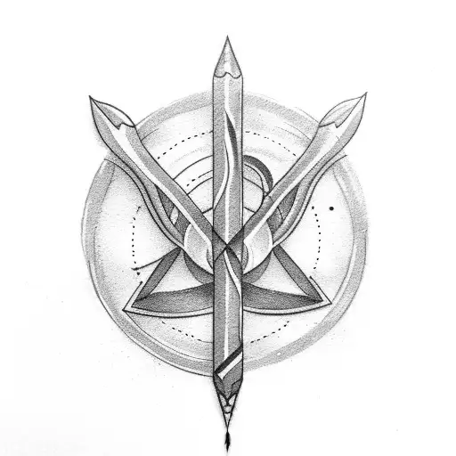 Arrow With Air Symbol