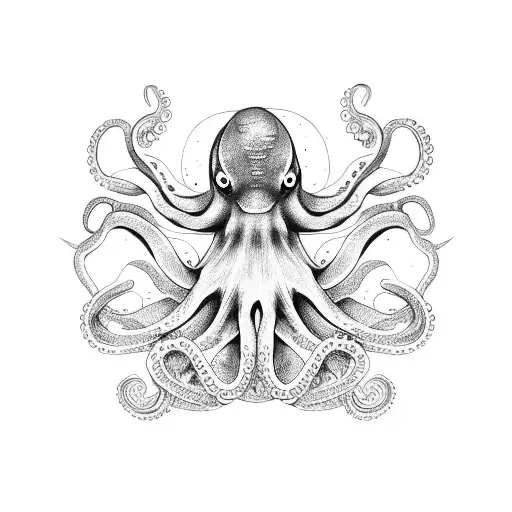 Dad And Daughter Octopus