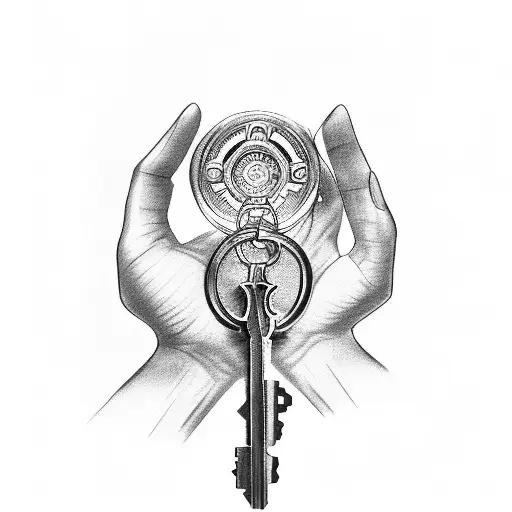 A Hand Handing Me A Key Of A Car