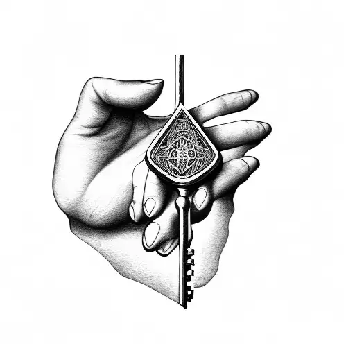 The Hand Of God Handing Me A Key Car