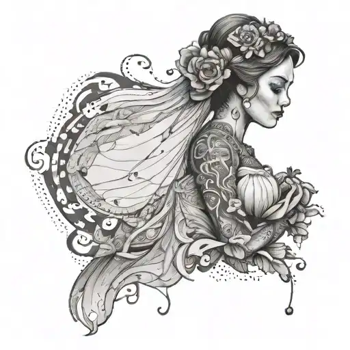 A Woman In A Wedding Dress