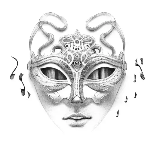 Music Mask And Sport