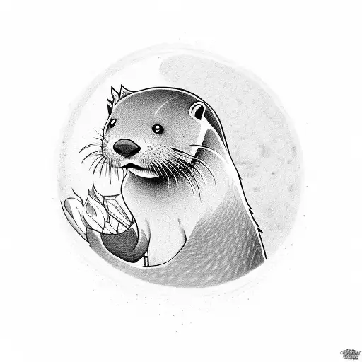 An Otter In The Style Of Itachi From Natuto