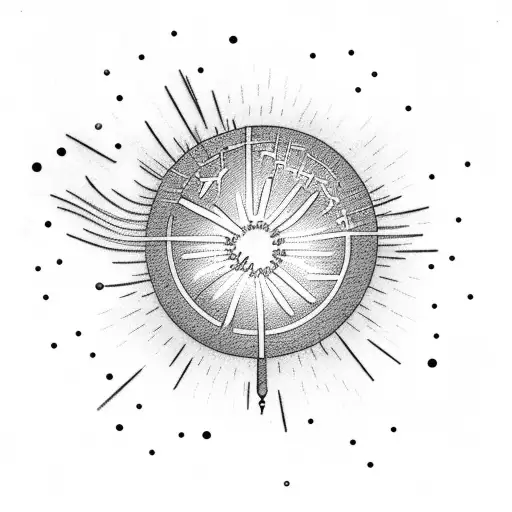 Park Bench With Fireworks Background