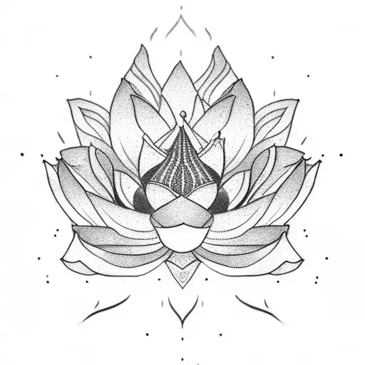 Lotus Flower Unalome