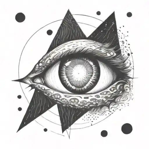 Eyes Reflecting A Black Hole