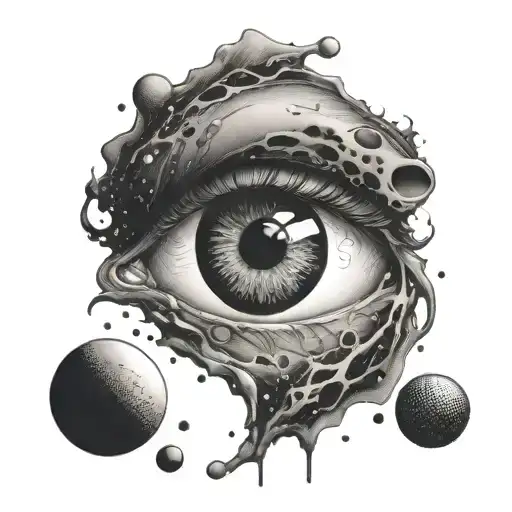 Black Hole Within An Eye