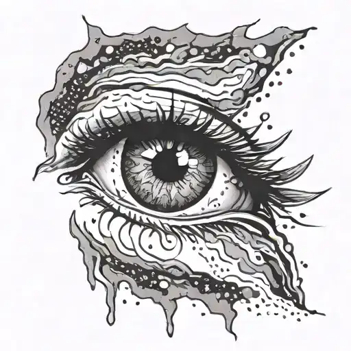 Black Hole Within An Eye