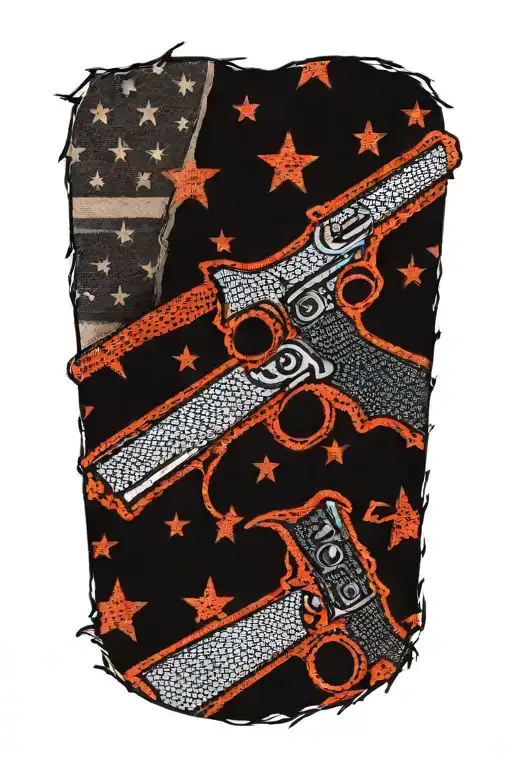 Tattered And Torn 2Nd Amendment Flag