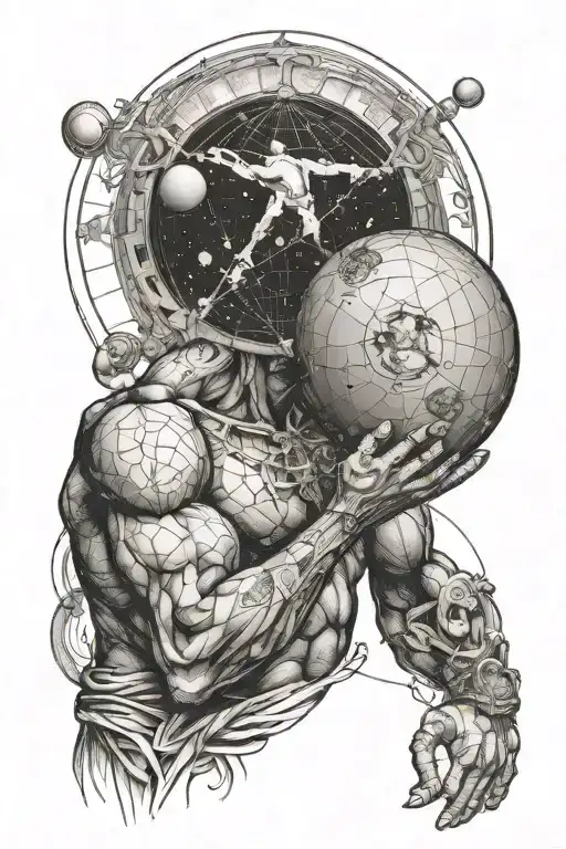 Atlas Holding The Celestial Sphere