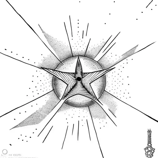 Shooting Star Flying From Far