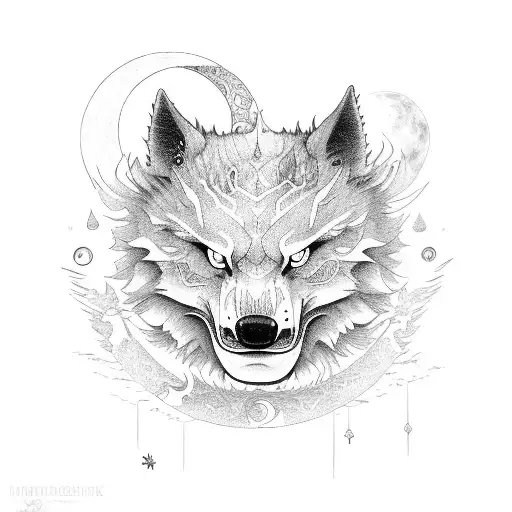 Skoll And Hati Chasing Sun And Moon