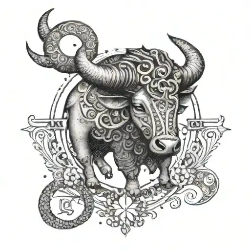 Taurus In Center Aries Libra Pisces Around