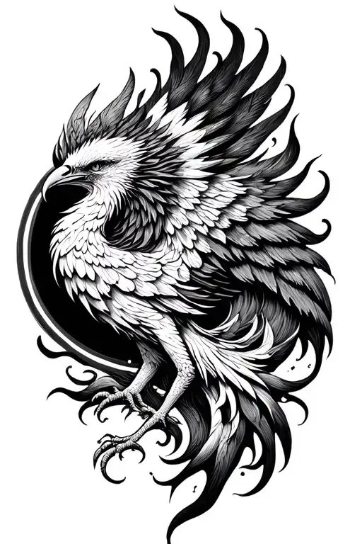 Phoenix In Fire Cyclone