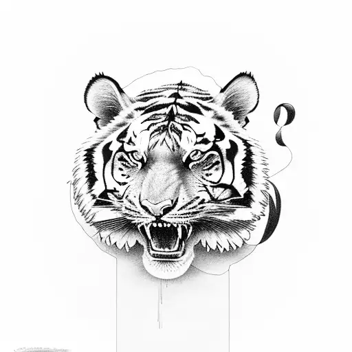 Tiger Flinching Teeth