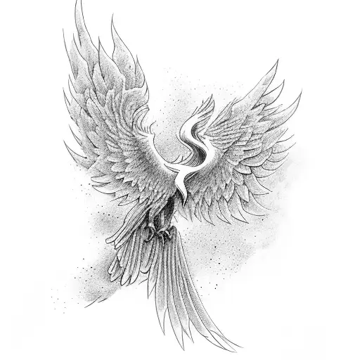Phoenix Avec Aile D'anges