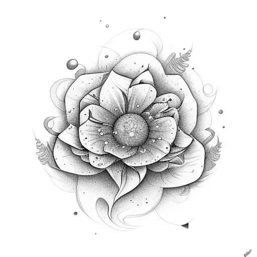 Nargis Flower In Galaxy