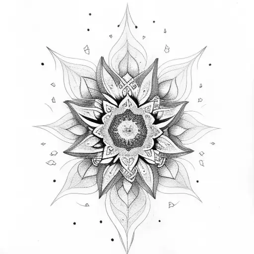 Nargis Flower In Galaxy