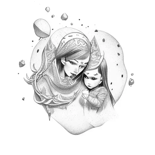 Husbent Wife And Daughter