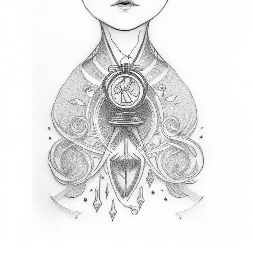 Small Music Neck Tattoo Referencing The Artist Polo G