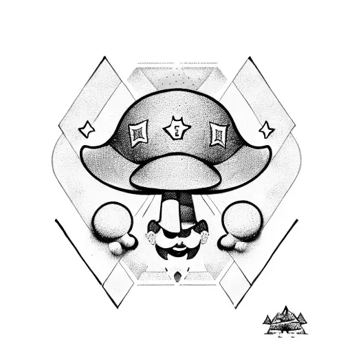 Super Mario And The Magic Mushroom From Its Mysterious Box