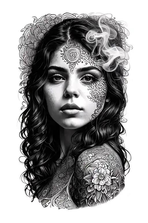 Brazilian Harphia With Smoke