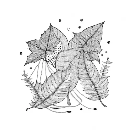 Leafy Plant Where Leaves Turn Into Circuit Bird Solar Panels