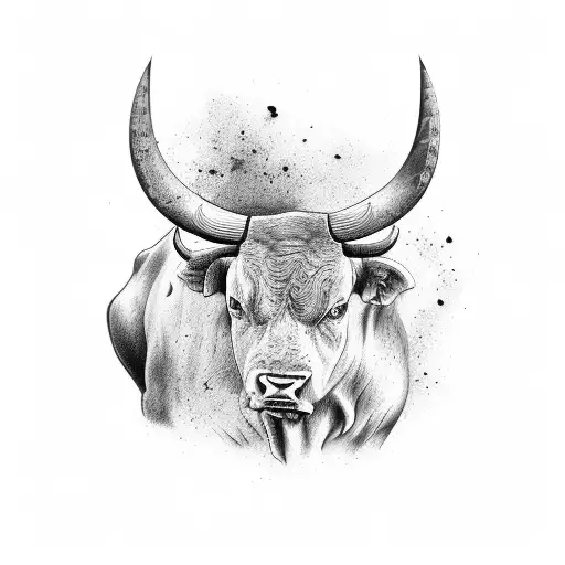 Bull Fighting Bull Winning