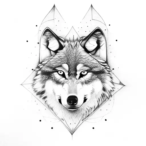 Wolf With Harry Potter Features