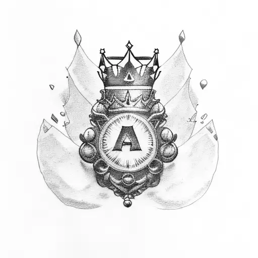 Letter And Crown Quin