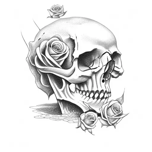 Skull And Roses