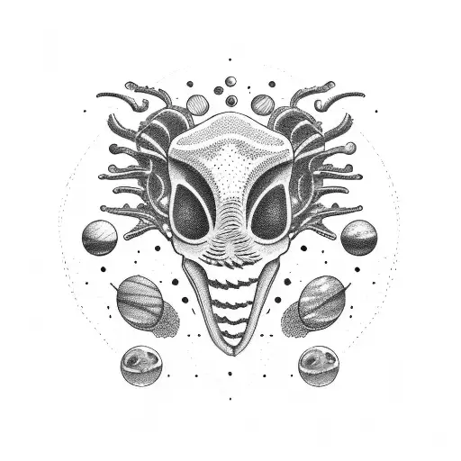 Space And Ocean Creatures