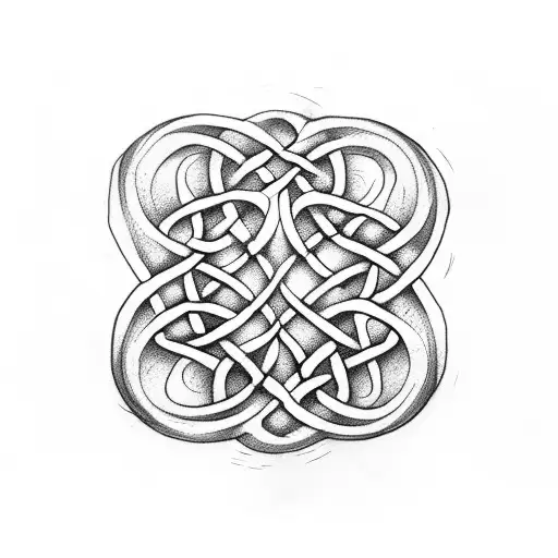 Celtic Knot With Hatchet