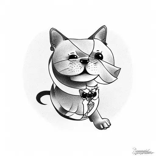 Dog Dancing With Cat