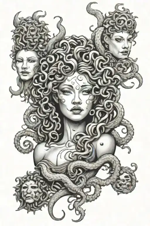 Medusa Surrounded By Enemies