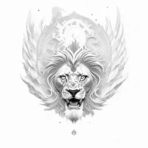 Wings With Lion