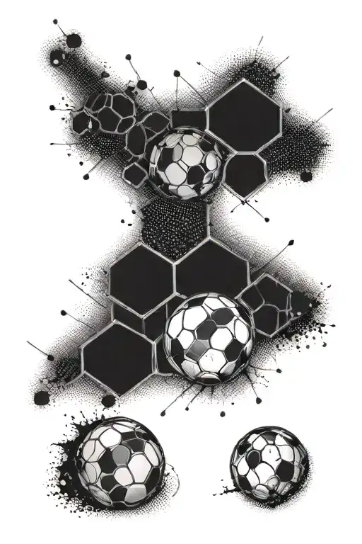 Soccer Ball And Ches