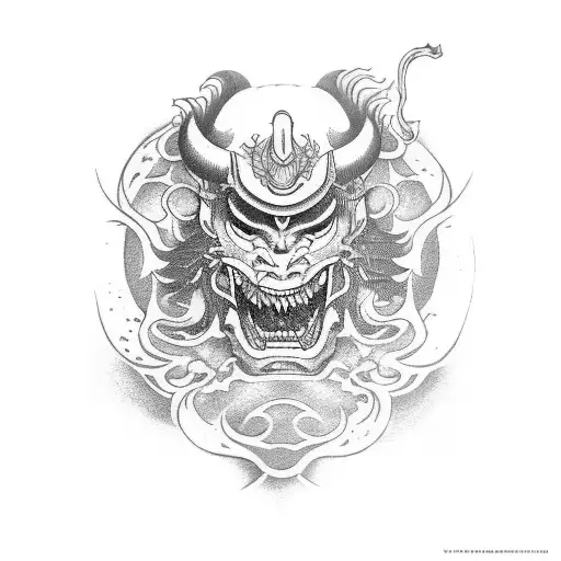 Hannya With Samurai
