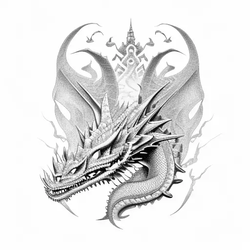 Sexy Dragon For Forearm Tattoo Like In Game Of Thrones